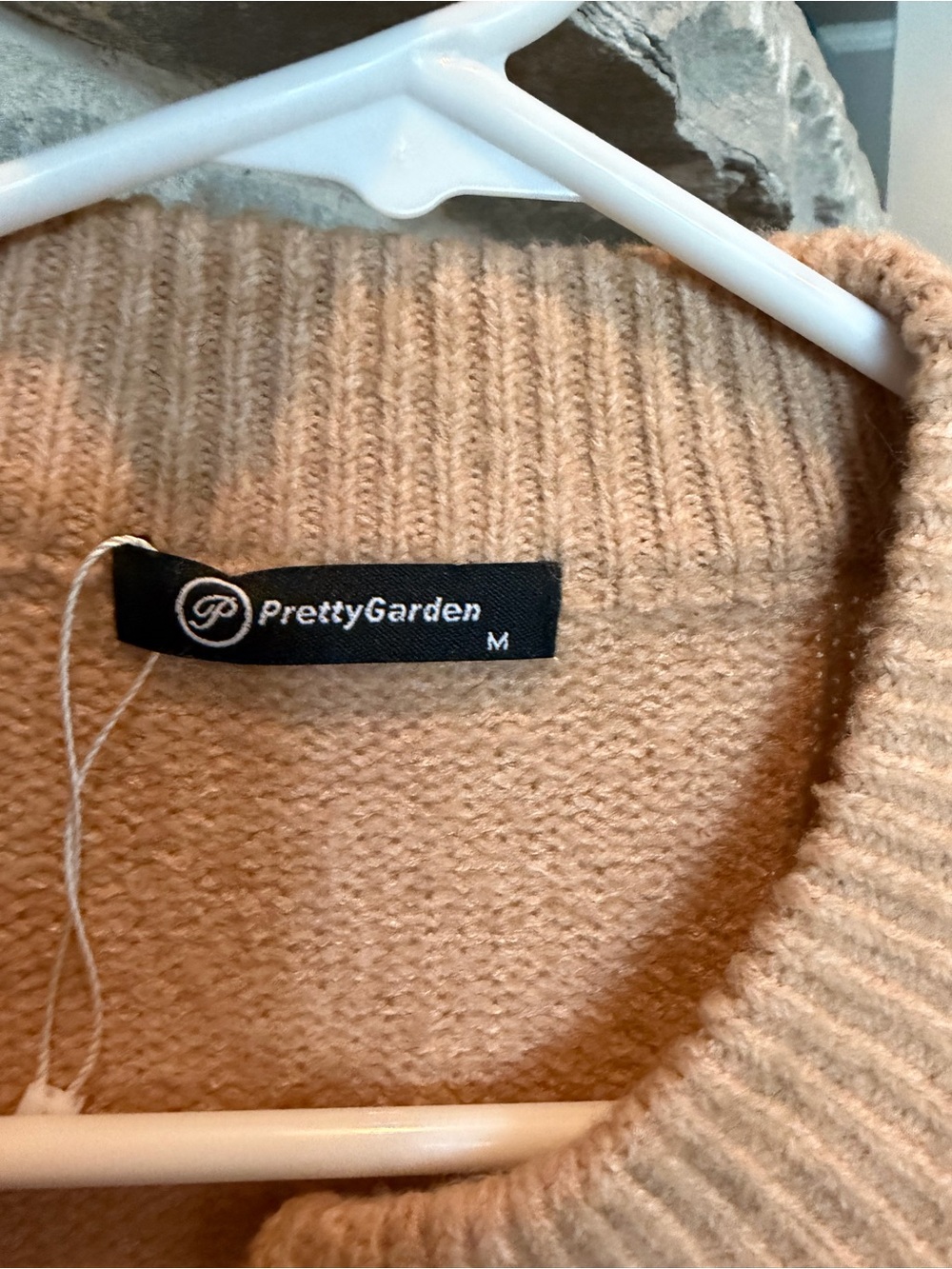 Pure Collection Camel Button-Front Cardigan Sweater - Picture 2 of 2